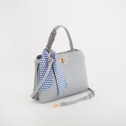 Borsa A Mano Donna - Jackie Azzurro Polvere