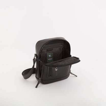 Schultertasche für Herren - Brief pro Nero