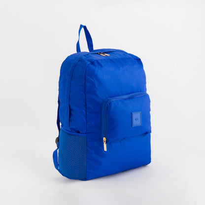 Zaino Richiudibile Donna - Gaia foldable bag Blu Elettrico