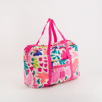 Borsone Richiudibile Donna - Gaia foldable bag Rosa/Multicolore