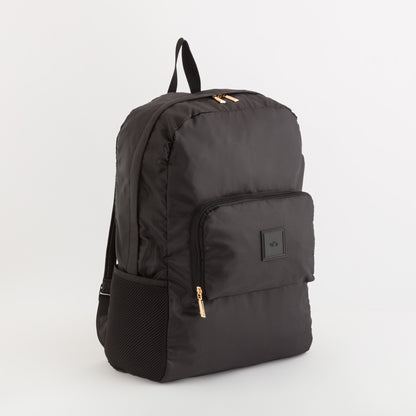 Zaino Richiudibile Donna - Gaia foldable bag fa Nero