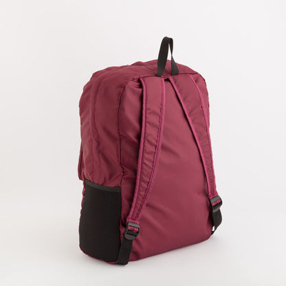 Women's Foldable Backpack - Gaia foldable bag Wine