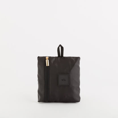 Borsone Richiudibile Donna - Gaia foldable bag fa Nero