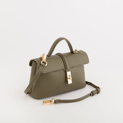 Mini-Aktentasche - Villary v1 Olive