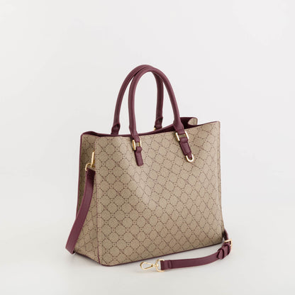 Borsa A Mano Donna - Diana fall Tortora/Vino