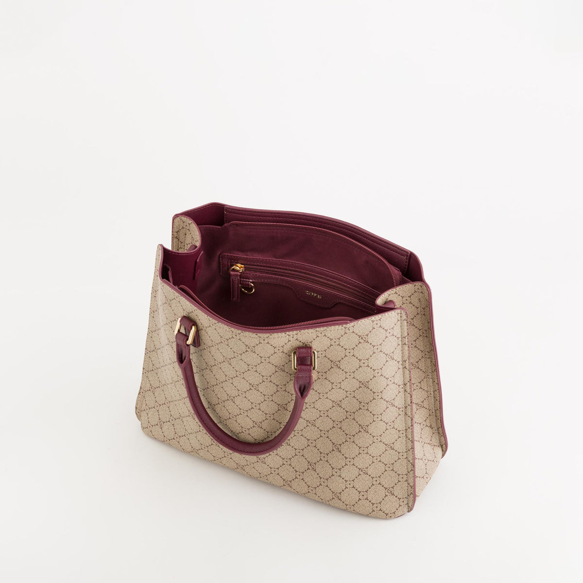 Borsa A Mano Donna - Diana fall Tortora/Vino