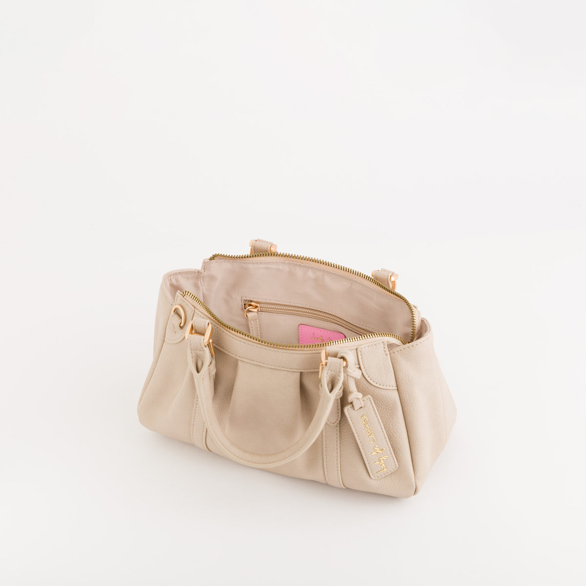 Damenhandtasche - Berry Creme