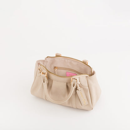 Damenhandtasche - Berry Creme