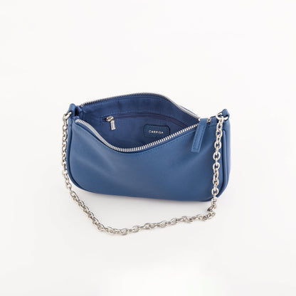 Tracollina + pochette - Trevis bags Blu