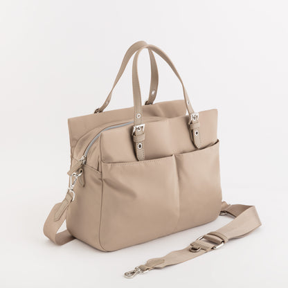 Damenhandtasche - Trevis Taschen Helles Taubengrau
