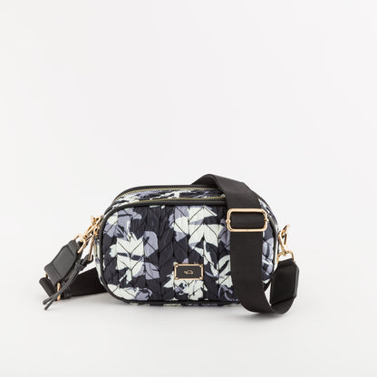 Schultertasche für Damen - Amethyst Schwarz/Mehrfarbig