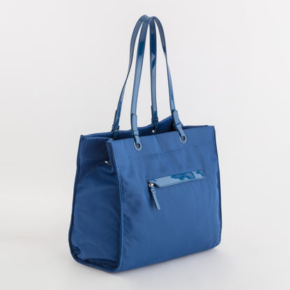 Einkaufende Frau - Peony v1 Blau