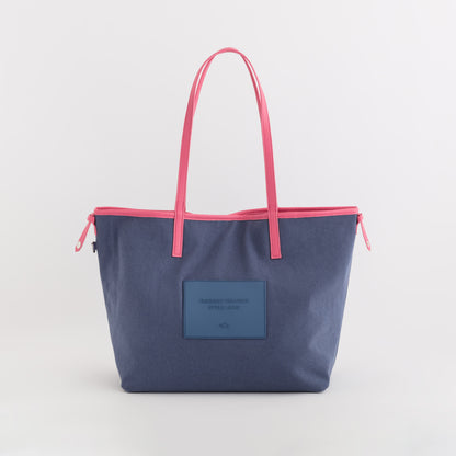 Shopping reversibile - Friendly double spri Lampone/Laguna