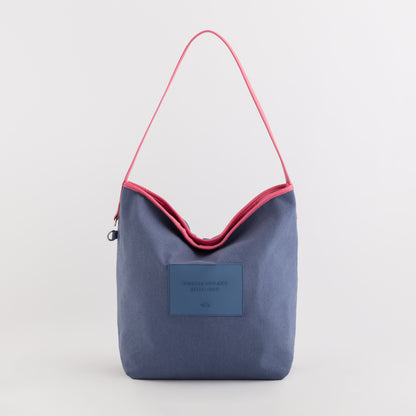 Bolsa reversible - Agradable doble ramillete Frambuesa/Laguna