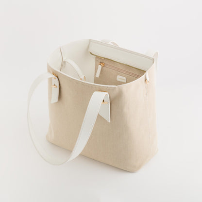 Damen-Shopping - Calla Natur/Weiß