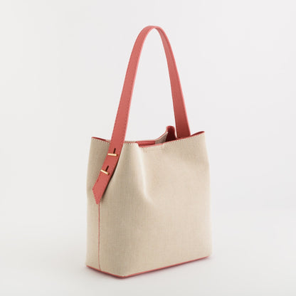 Sac pour femme - Calla Naturel/Rouge Corail