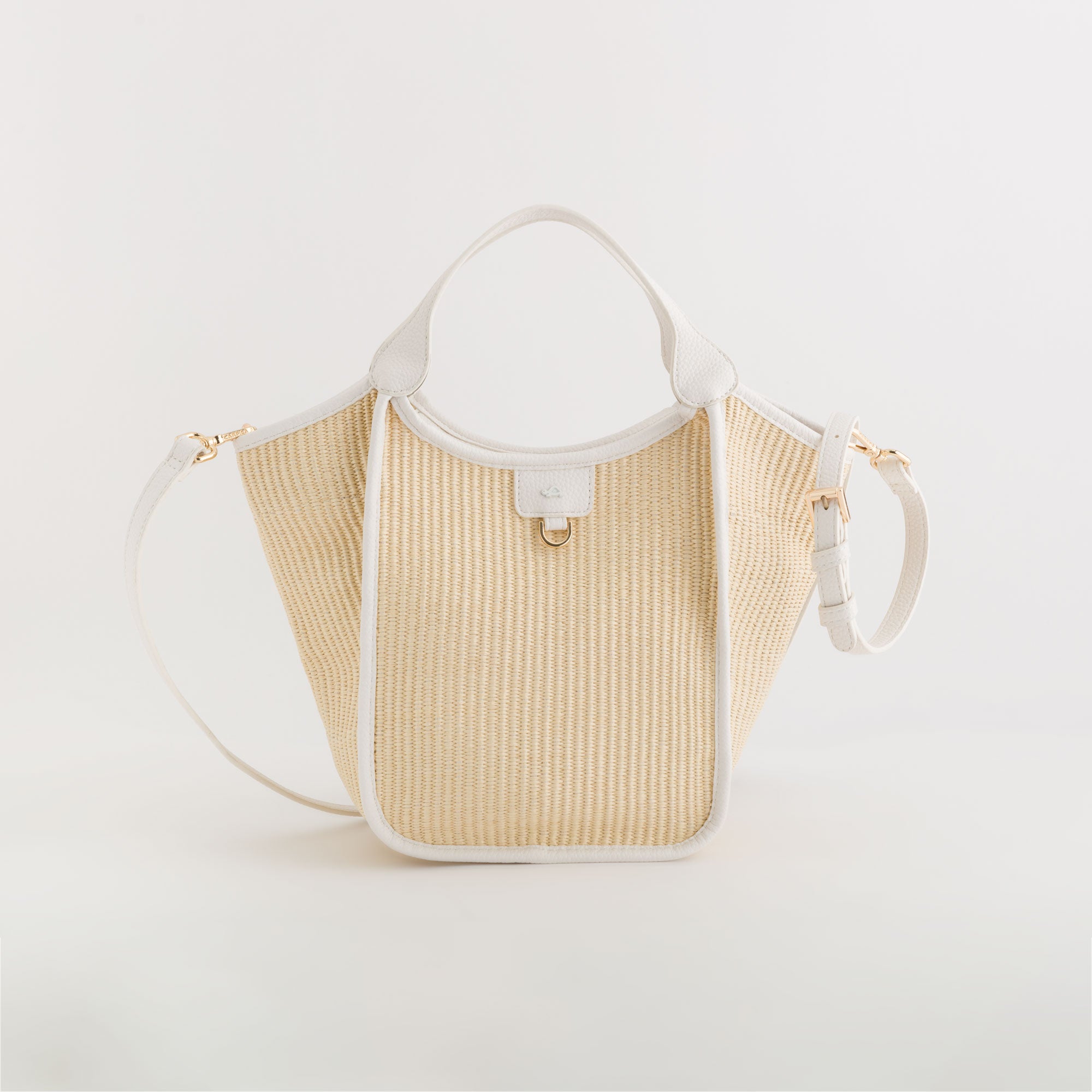 Sac à main pour femme - Euthalia Naturel/Blanc