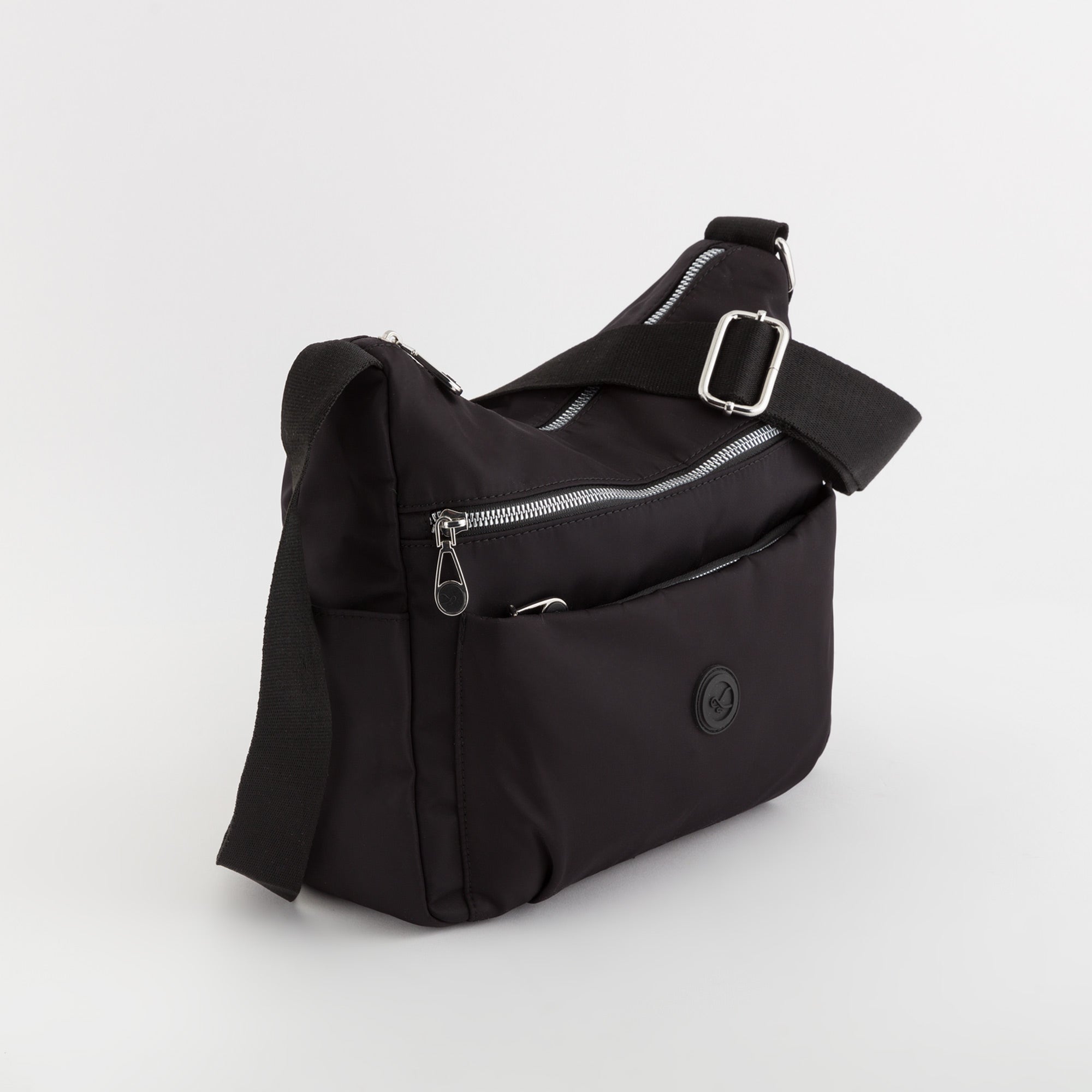 Schultertasche für Damen - Antwerp Schwarz