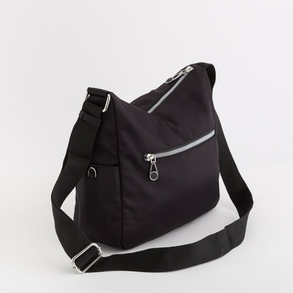 Schultertasche für Damen - Antwerp Schwarz