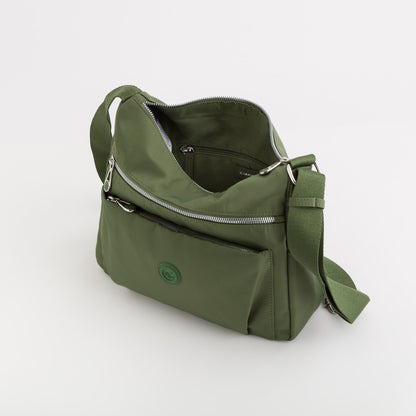 Schultertasche für Damen - Antwerp Militärgrün