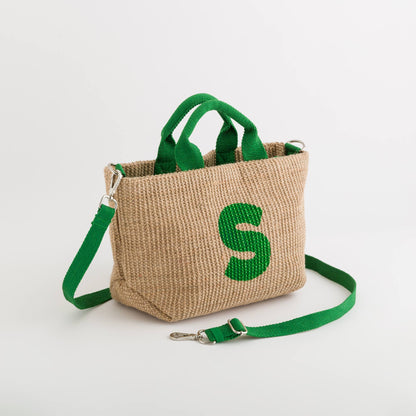 Borsa A Mano Donna - Zante Naturale/Verde