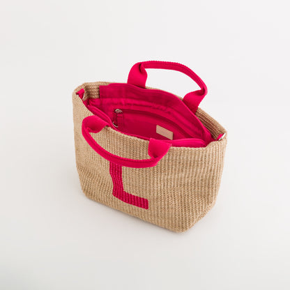 Borsa A Mano Donna - Zante Naturale/Azalea