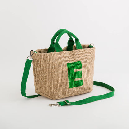 Damenhandtasche - Zante Natur/Grün