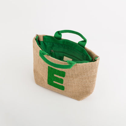 Borsa A Mano Donna - Zante Naturale/Verde