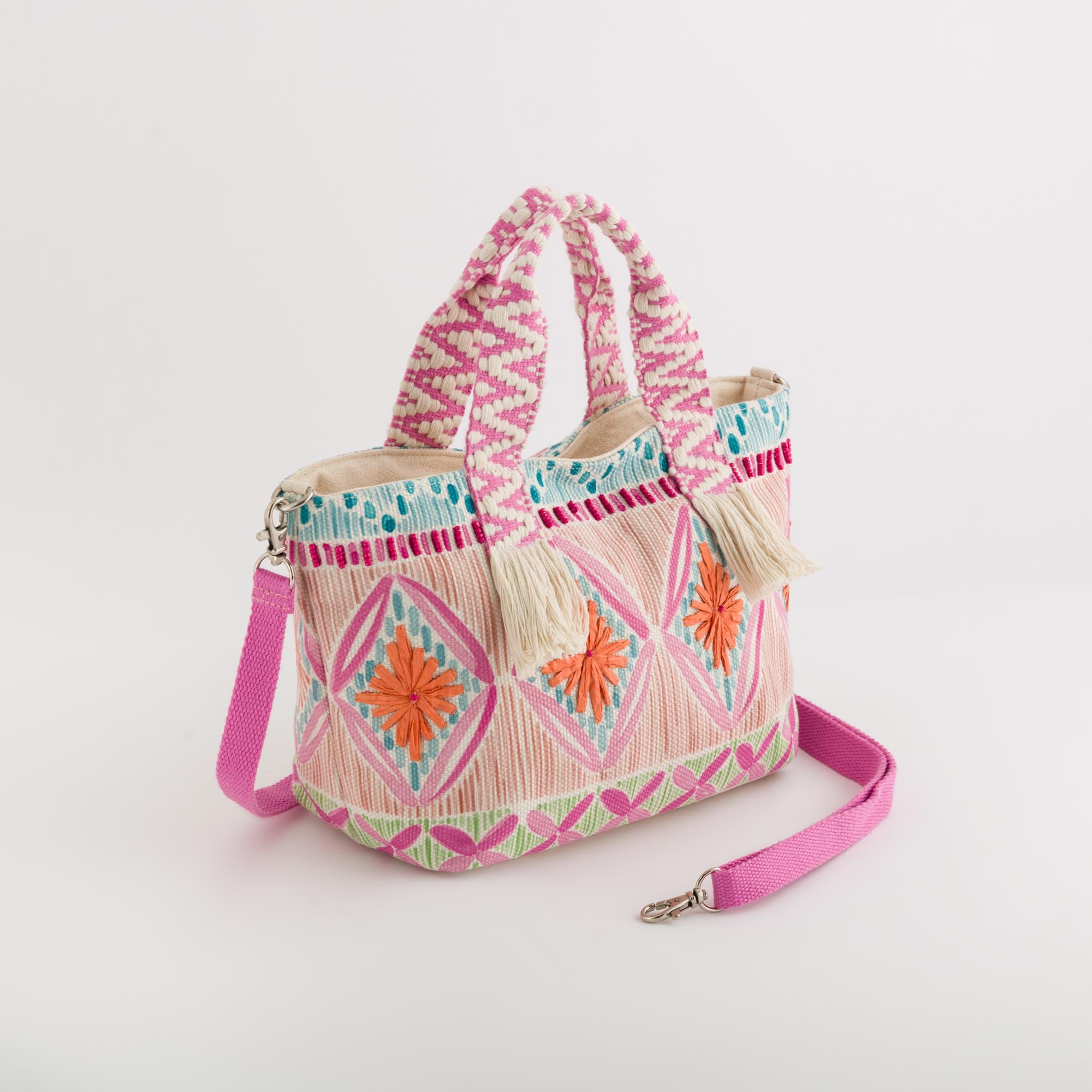 Damenhandtasche - Ostuni Azalee/mehrfarbig