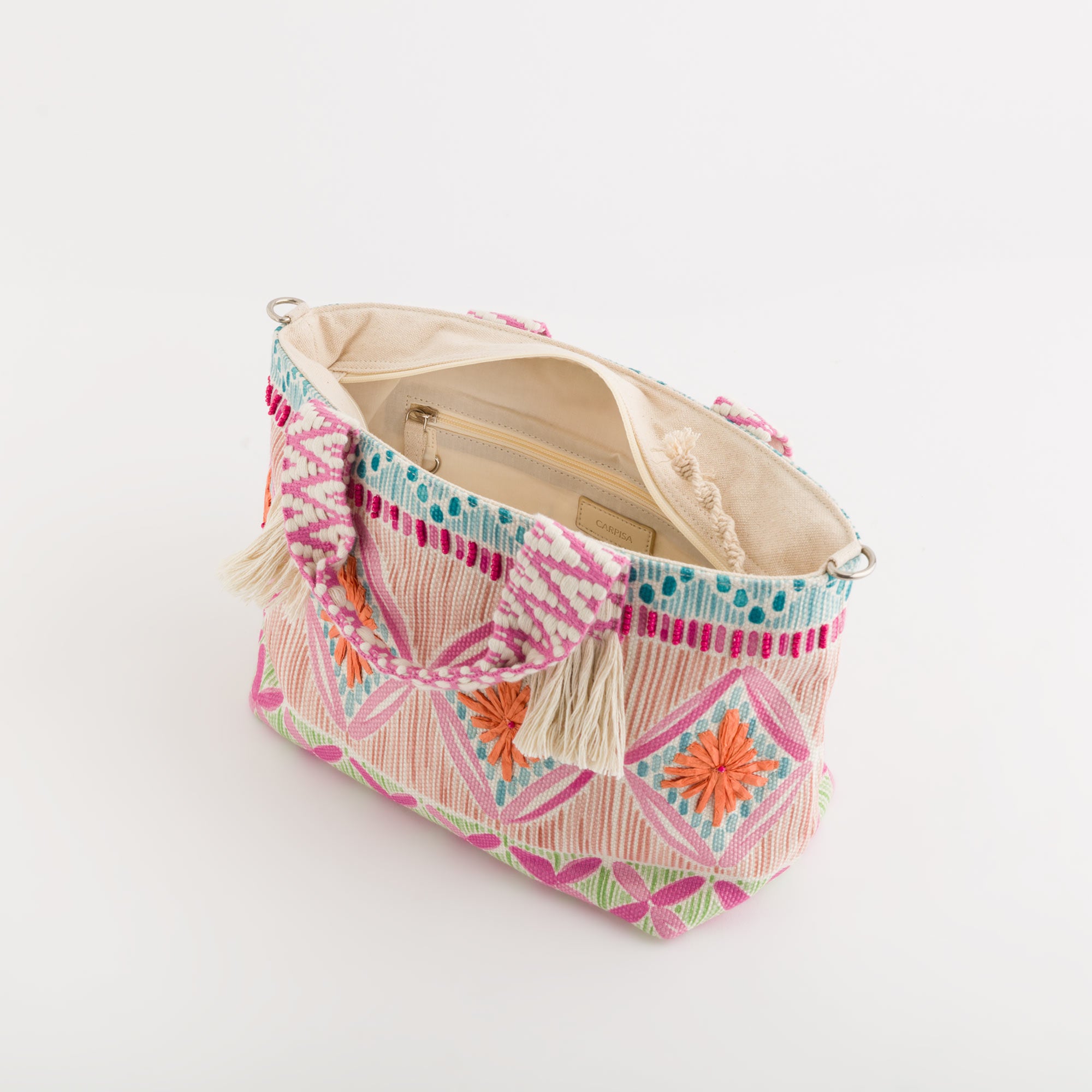 Damenhandtasche - Ostuni Azalee/mehrfarbig