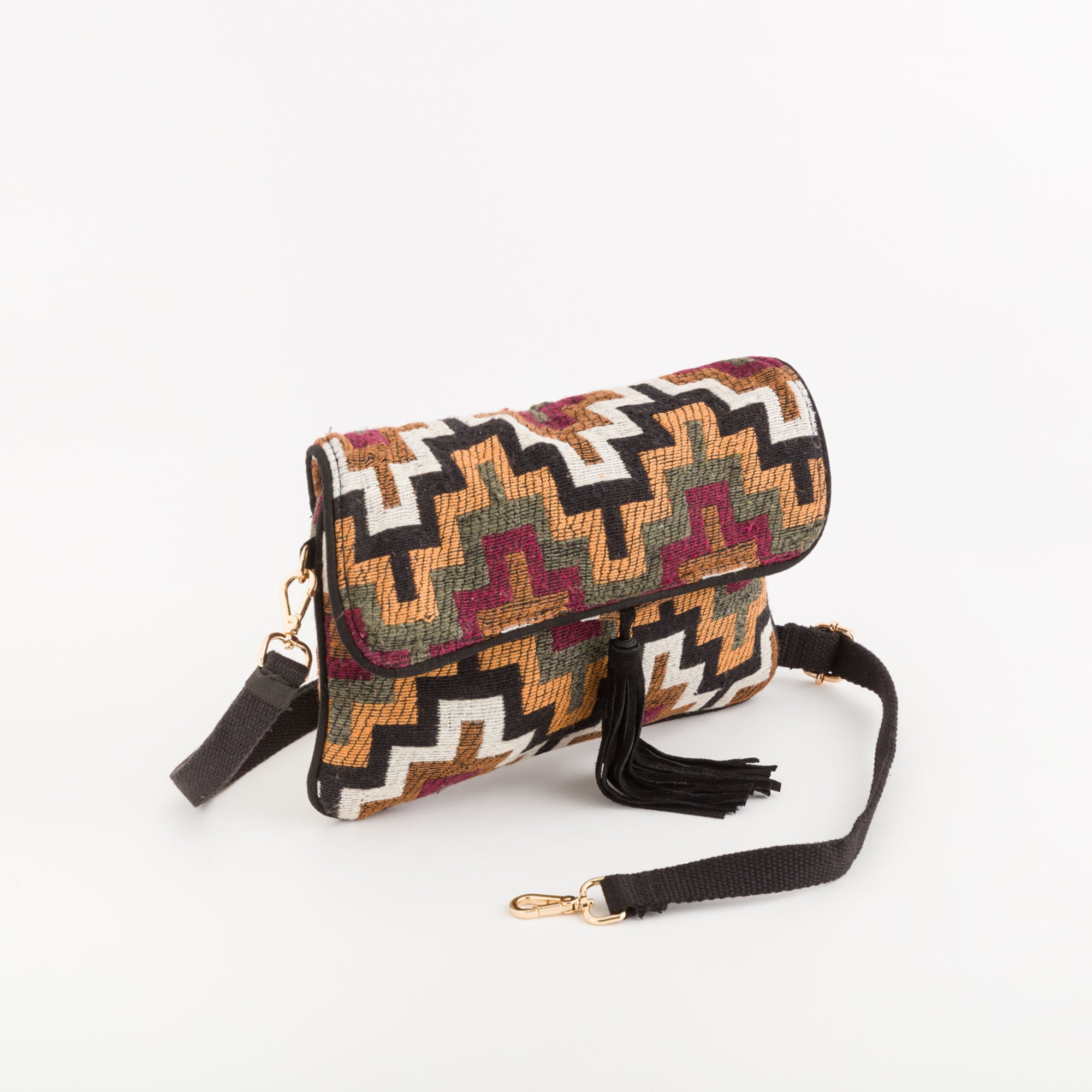 Pattina-Pochette Donna - Aura Nero/Multicolore