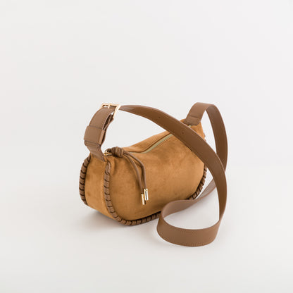 Women's Shoulder Bag - Almond Camel