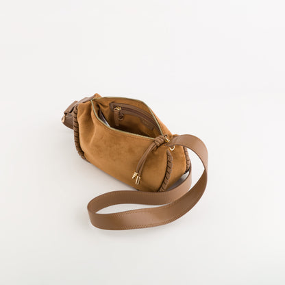 Women's Shoulder Bag - Almond Camel
