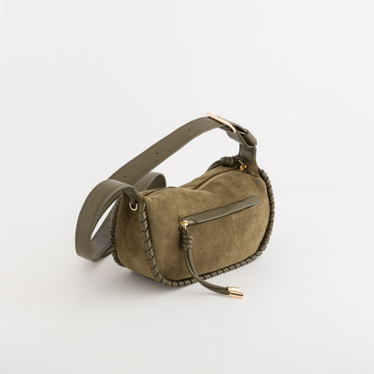 Women's Shoulder Bag - Almond Lichen Green