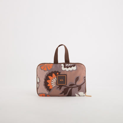 Women's Foldable Backpack - New gaia foldable Dove Grey/Multicoloured