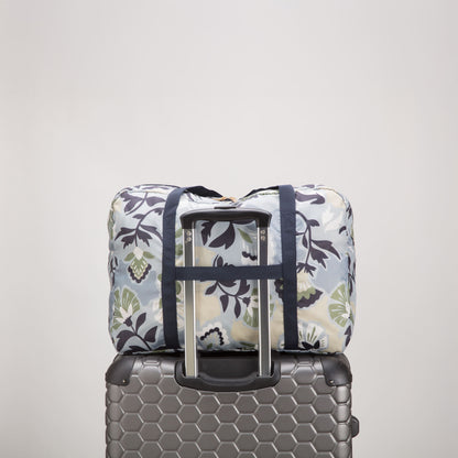 Women's Foldable Duffle Bag - New gaia foldable Multicolored Dusty Azure Blue