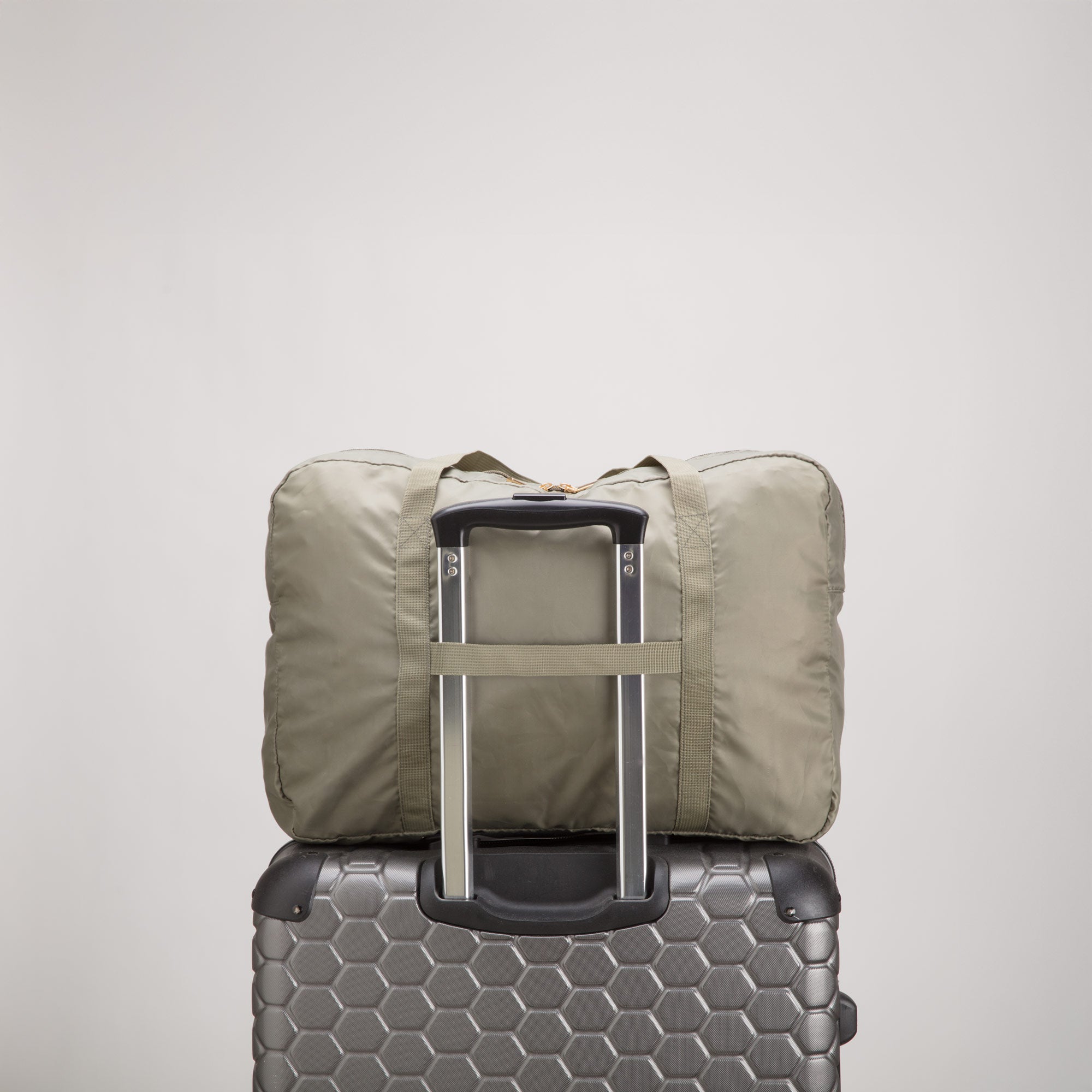 Women's Foldable Duffle Bag - New gaia foldable Lichen Green