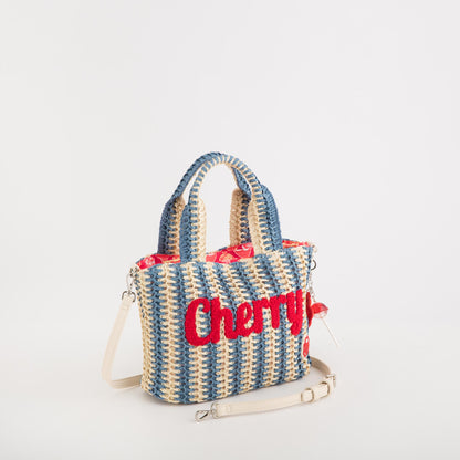 Women's Handbag - Juicy Chupa Chups Denim Blue/Multicolor