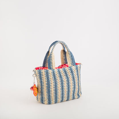 Women's Handbag - Juicy Chupa Chups Denim Blue/Multicolor
