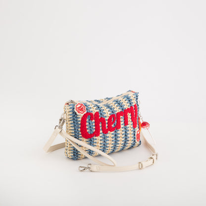 Women's Shoulder Bag - Juicy Chupa Chups Denim Blue/Multicolor