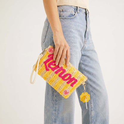 Women's Shoulder Bag - Juicy Chupa Chups Yellow/Multicolor
