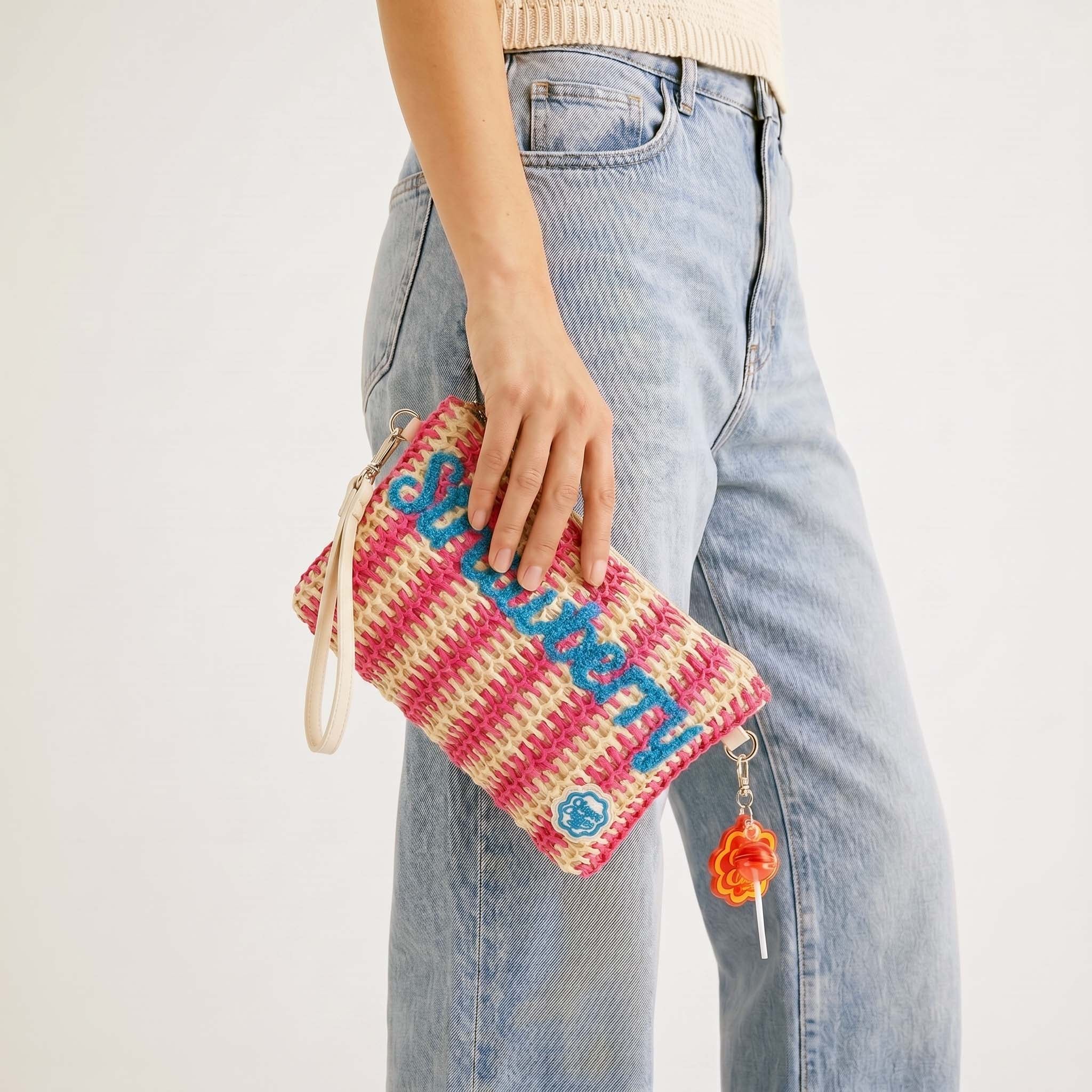 Women's Shoulder Bag - Juicy Chupa Chups Fuchsia/Multicolor