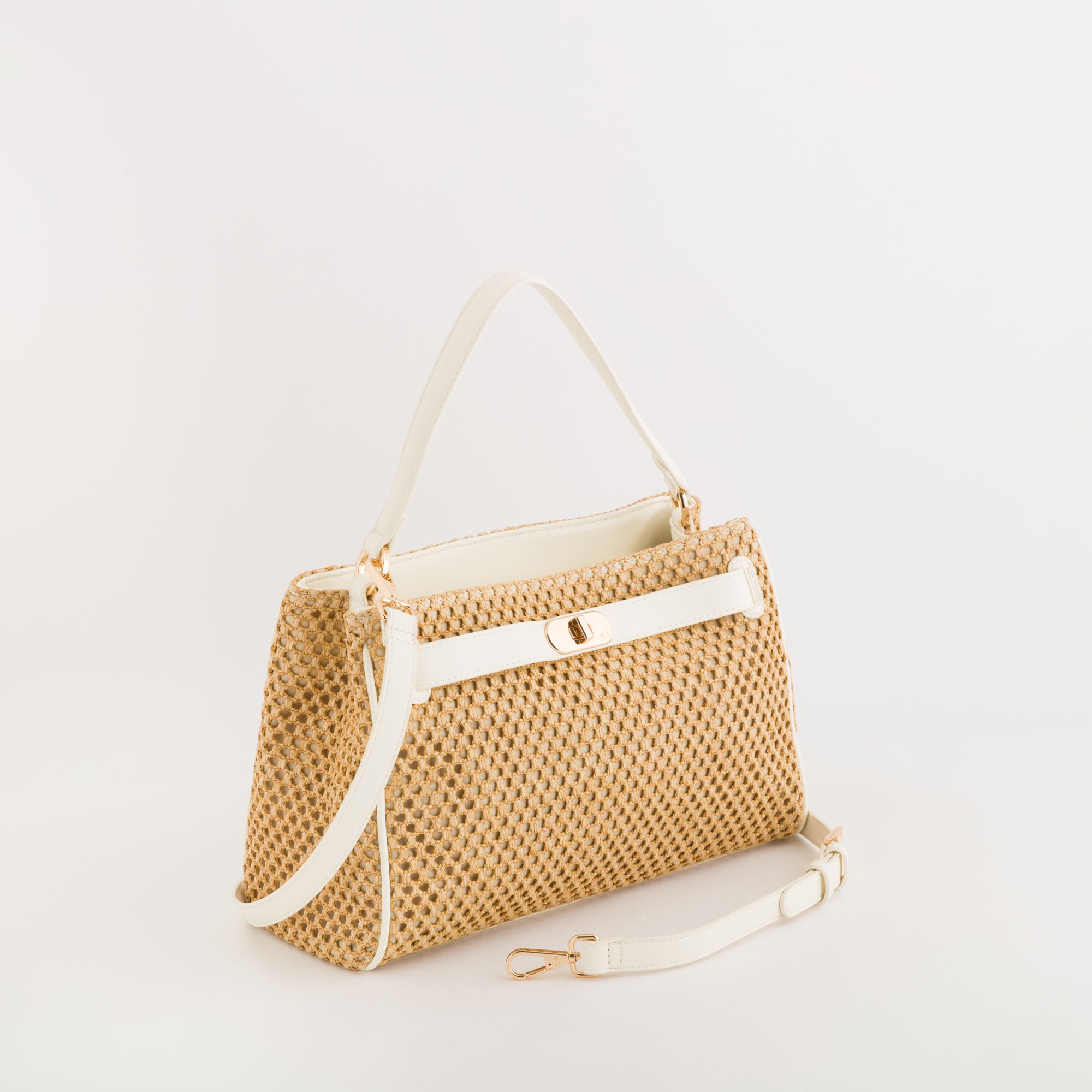Women's Handbag - Junco Naturale/Burro