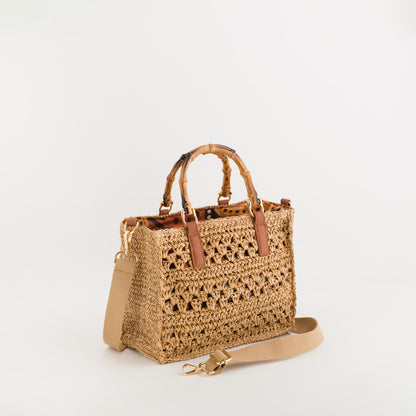 Women's Handbag - Kruger Natural