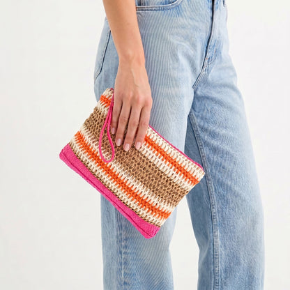 Clutch - Amboseli v1 Fuchsia/Multicolor