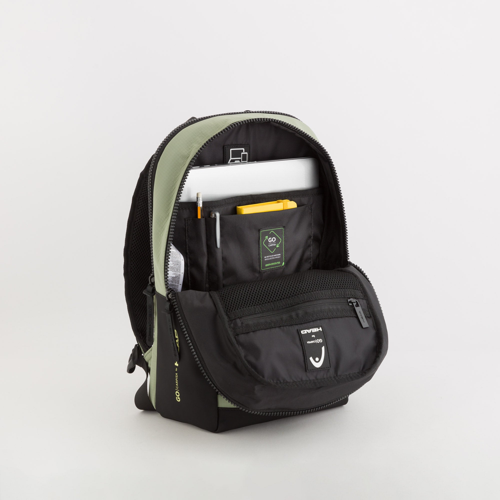 Herrenrucksack - UrbanWay-HEAD GO Salbeigrün