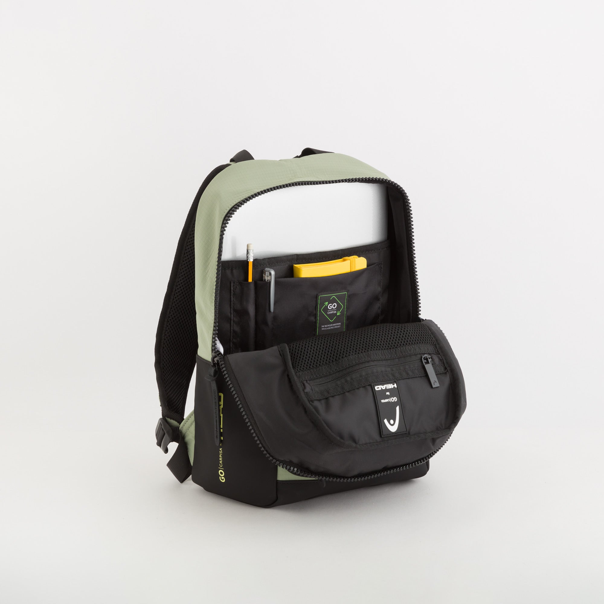 Herrenrucksack - UrbanWay-HEAD GO Salbeigrün