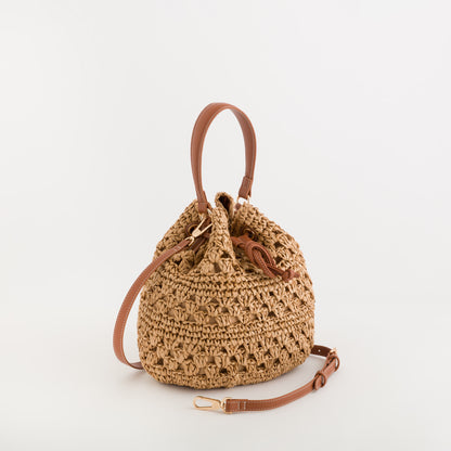 Secchiello Donna - Chobe Naturale/Cuoio