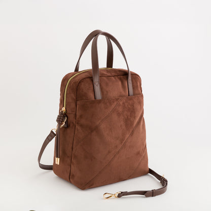 Women's Handbag/Backpack - Junko v1 Chocolate
