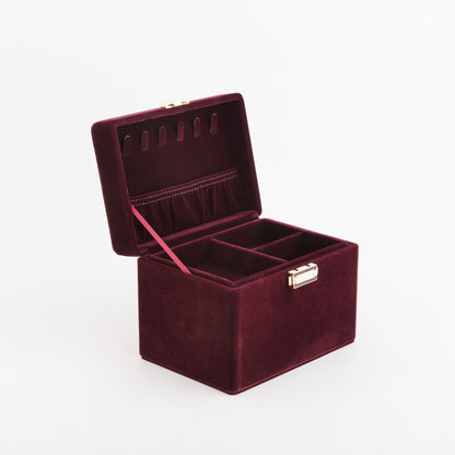 Women's jewelry box - Ginger jewelry case Prune